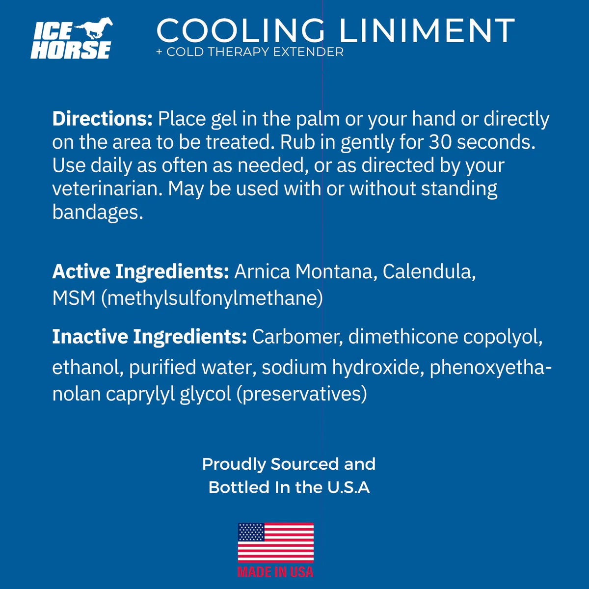 Cooling Liniment for Horses & Humans – Stride in Style Equine