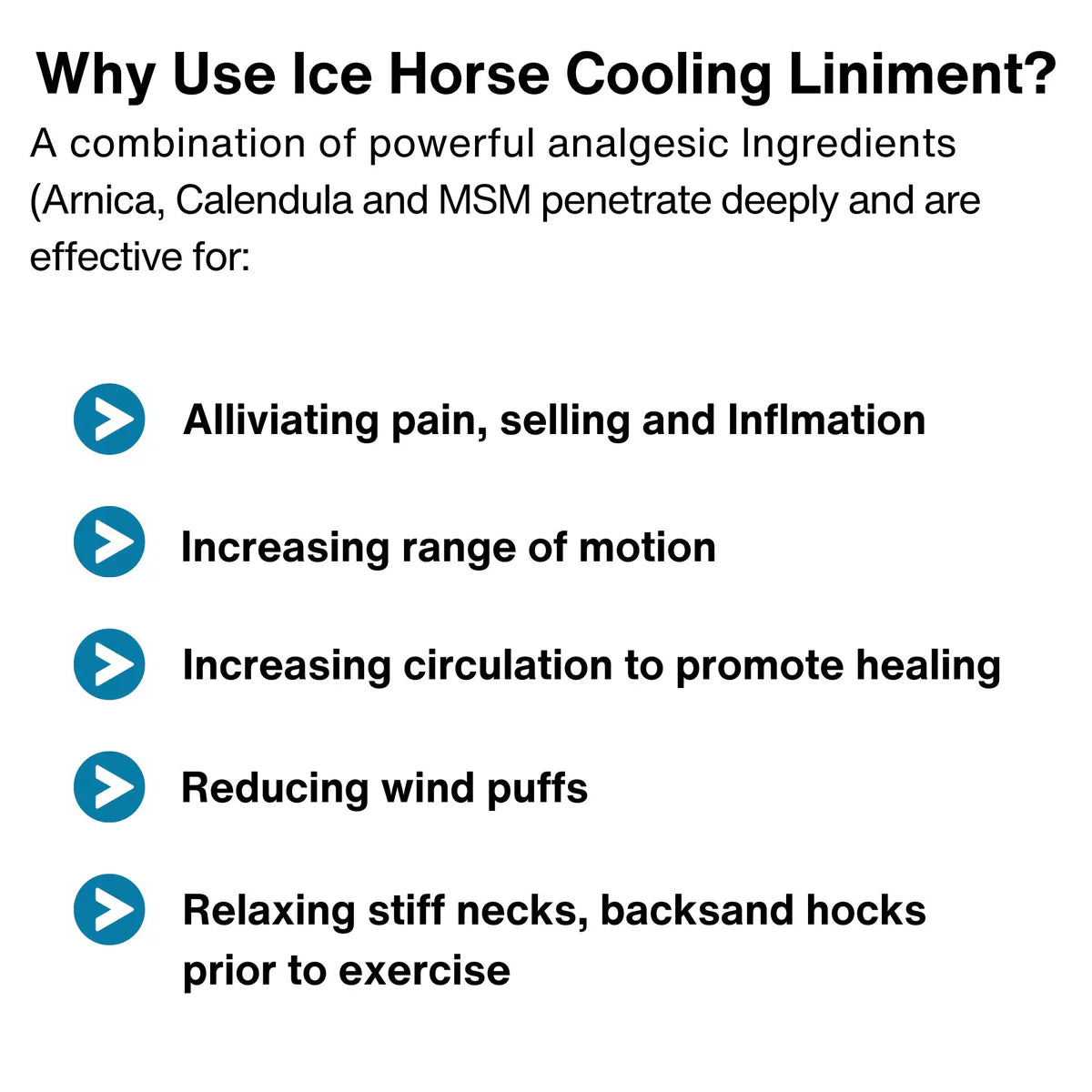 Cooling Liniment for Horses & Humans